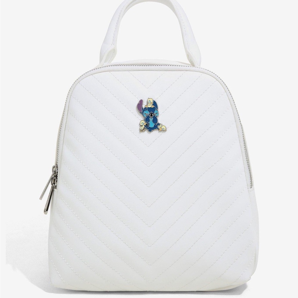 Loungefly Disney Lilo & Stitch Stitch with Ducks Quilted Mini Backpack